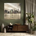 Obraz na płótnie 60x60 - Nowy Jork - miejska ikona - NY, USA