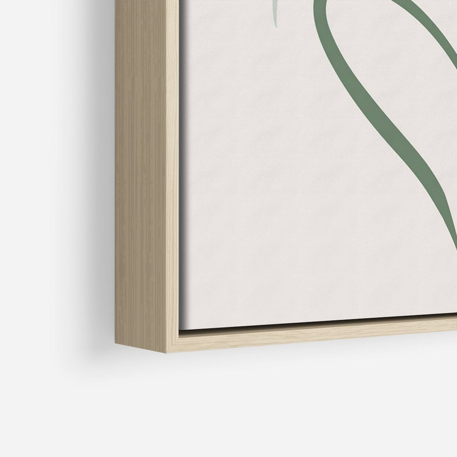 Obraz w ramie 70x100 - Kwiatowe Harmonie - kwiat, sztuka nowoczesna - rama drewno