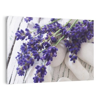 Obraz na płótnie 70x50 - relaks z aromatem - lawenda, spa