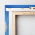 Obraz na płótnie 80x80 - wiatr pełen marzeń - dmuchawce, wiatr
