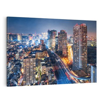 Obraz na płótnie 70x50 - Błyskawica w Azji - Tokio, Japonia