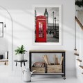 Plakat bez ramy 50x70 - Budka w Londynie - Londyn, budka