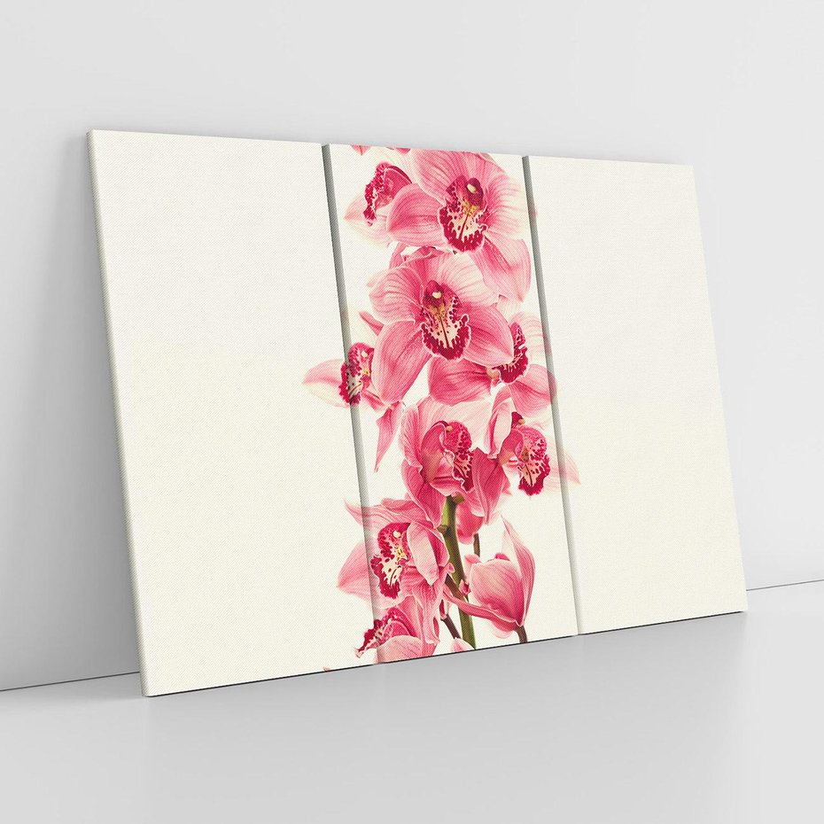 Obraz na płótnie 120x80 - Orchidea w spa - relaks - orchidea, spa