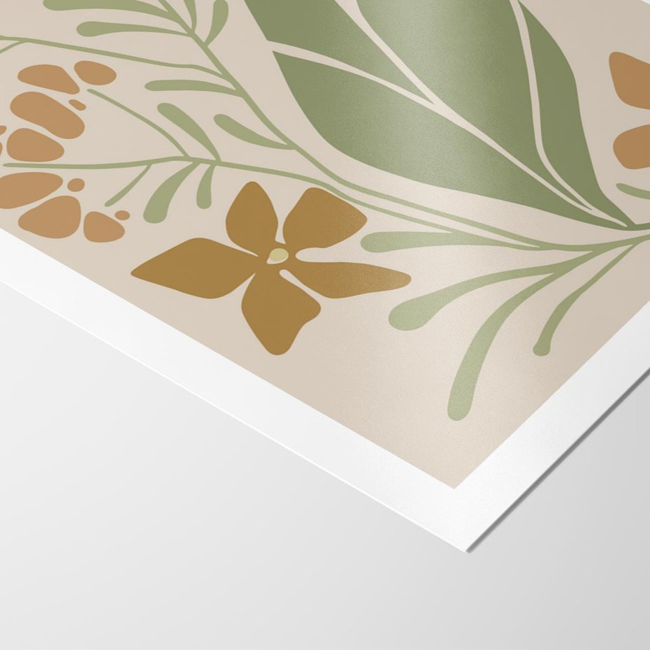 Plakat bez ramy 40x50 - Subtelność Utajona - nowoczesny plakat, roślinność