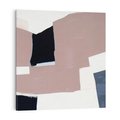 Obraz na płótnie 70x70 - Wyrażona cisza abstrakcji - abstrakcyjne, nieregularne kształty