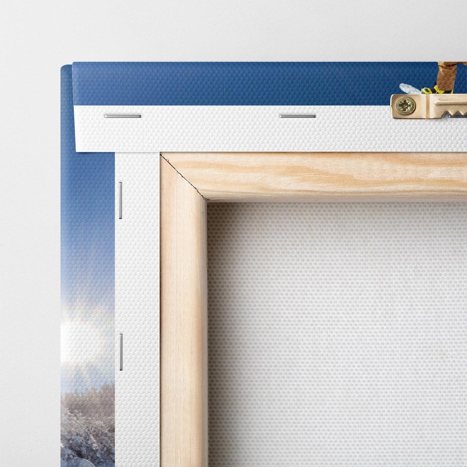 Obraz na płótnie 70x50 - Adrenalina na śniegu - snowboard - snowboard, sport