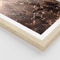 Plakat w ramie 40x50 - Dynamika Nowego Jorku - Nowy Jork, miasto - rama drewno