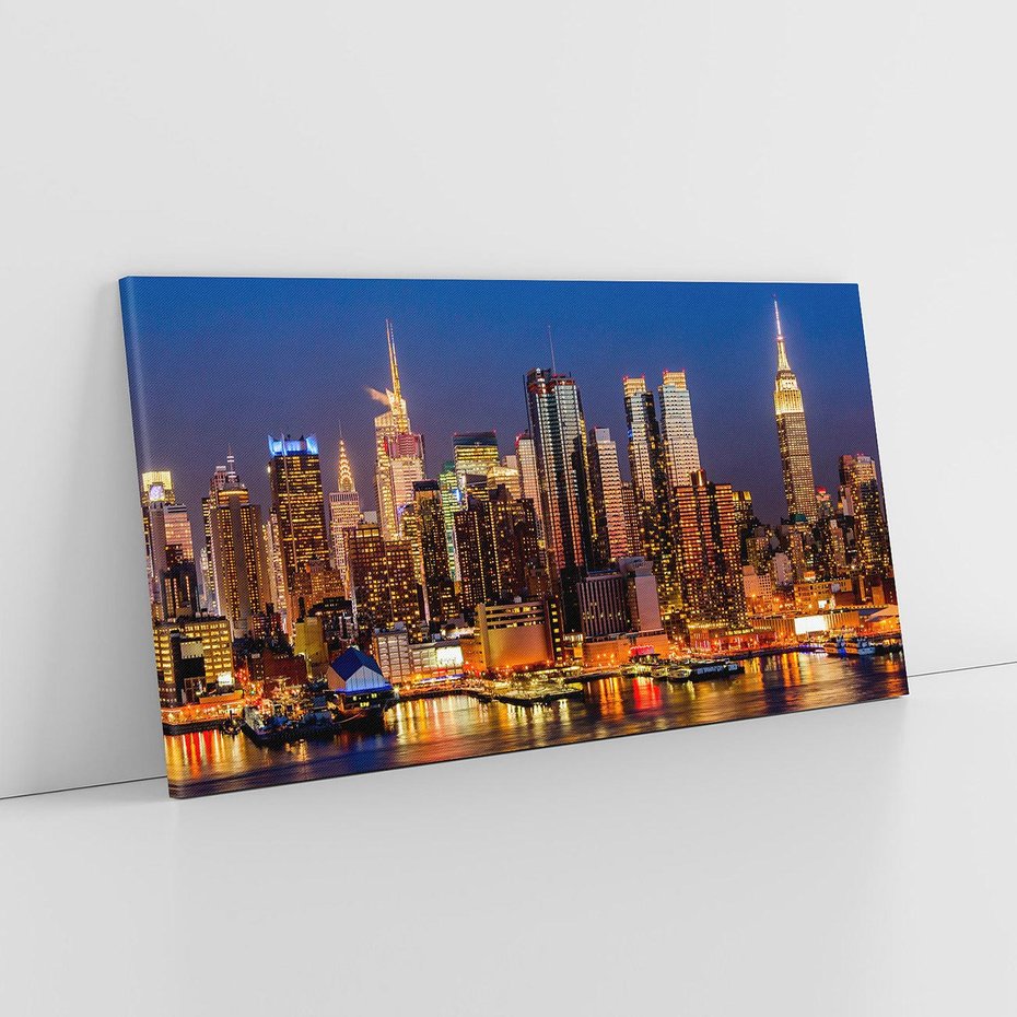 Obraz na płótnie 100x50 - Nocne Tętno Nowego Jorku - Nowy Jork, noc