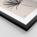 Plakat w ramie 40x50 - Rozkwitające Boho Kształty - boho sztuka, plakat - rama czarna