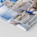 Obraz na płótnie 50x70 - Uroki Santorini we Włoszech - Santorini, Włochy