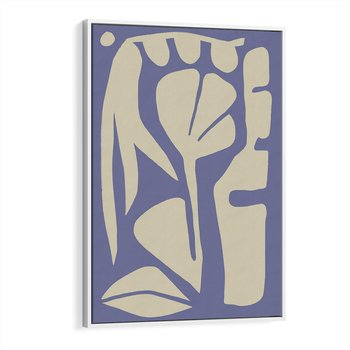 Obraz w ramie 80x120 - Echa Wizualnej Transcendencji - skandynawski styl, plakat - rama biała