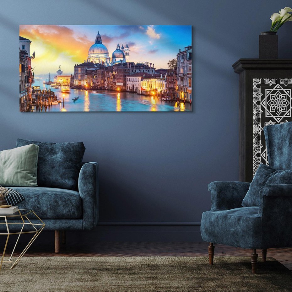 Obraz na płótnie 140x70 - Wenecja: miasto zakochanych - Wenecja, Włochy