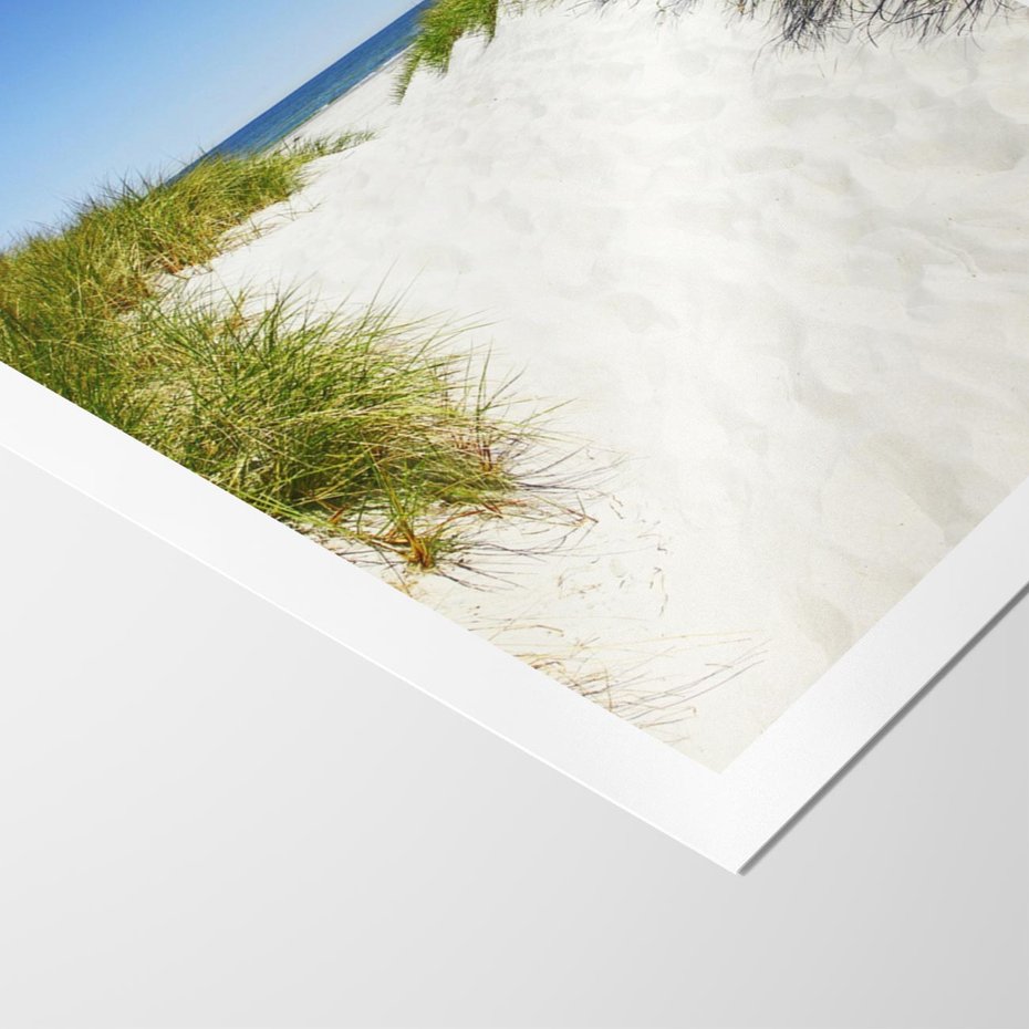 Plakat bez ramy 40x50 - Relaks nad Morskimi Wzgórzami - plaża, wydmy