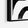 Obraz w ramie 70x100 - Wibracje Plam - abstrakcja, minimalizm - rama czarna
