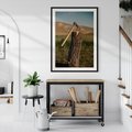 Plakat bez ramy 30x40 - Lasowa siła w drewnie - las, siekiera