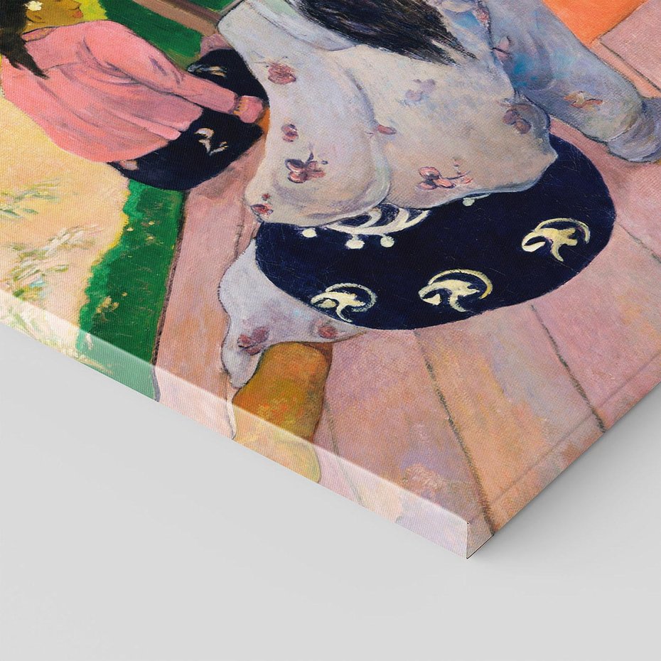 Obraz na płótnie 40x40 - Sjesta 1892, Paul Gauguin - Reprodukcja - reprodukcja, obraz na płótnie