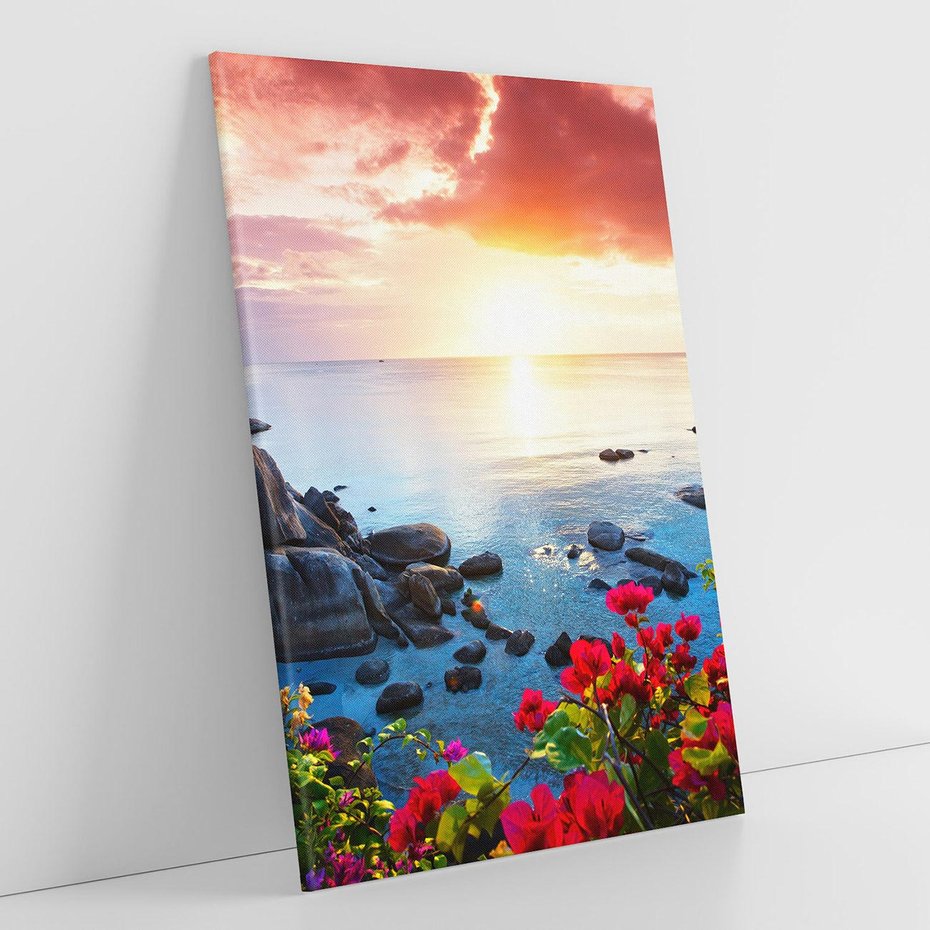 Obraz na płótnie 80x120 - Rajskie plaże Tajlandii - Tajlandia, plaża