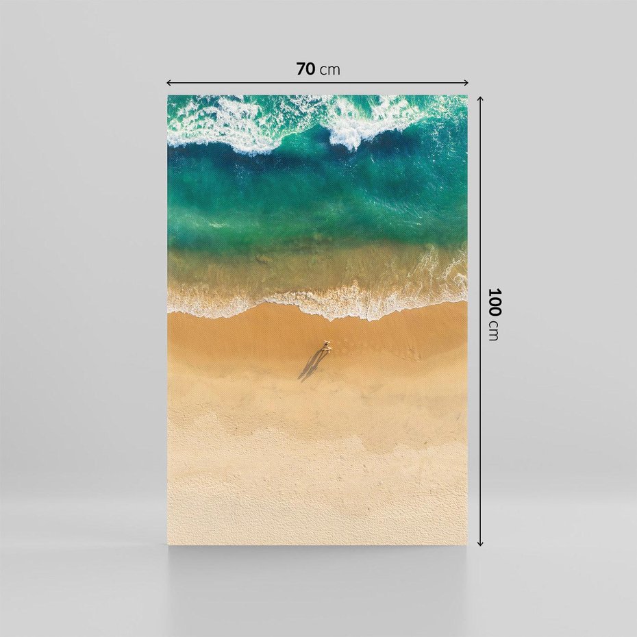 Obraz na płótnie 70x100 - Oaza Relaksu - plaża, morze