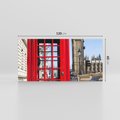 Obraz na płótnie 120x60 - Ikoniczna budka telefoniczna w Londynie - budka, telefoniczna