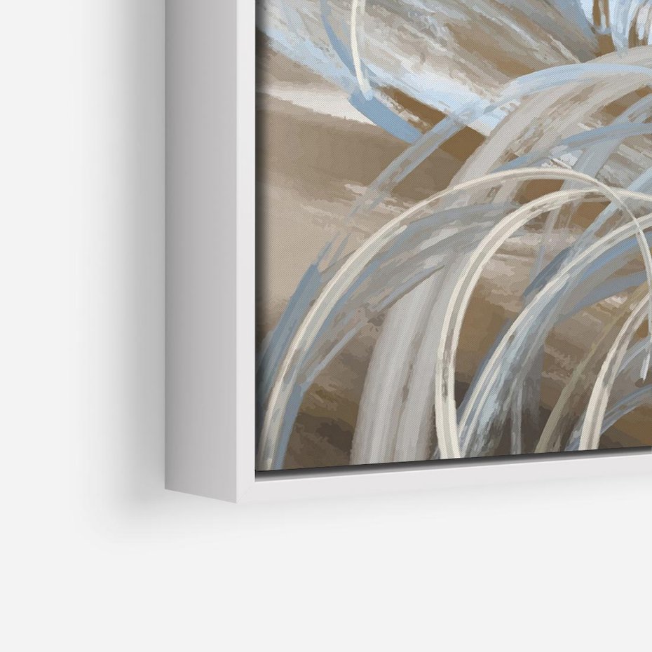 Obraz w ramie 80x80 - Zaklęty Wschód - akwarela, obraz - rama biała