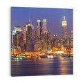 Obraz na płótnie 40x40 - Dusza Ameryki: miasto nieprzespanych nocy - Ameryka, USA