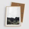 Plakat w ramie 50x70 - Górska Potęga - górski krajobraz, góry - rama drewno
