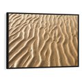 Obraz w ramie 70x50 - Piasek i Nieskończoność - pustynia, piasek - rama czarna