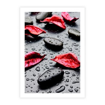 Plakat bez ramy 30x40 - Spa wśród Natury - spa, kamienie