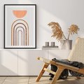 Plakat bez ramy 30x40 - Geometryczny Blask Złota - grafika, złoto