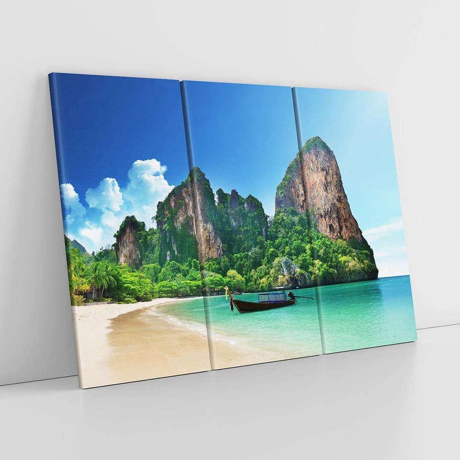 Obraz na płótnie 120x80 - Raj Azji: wyspa, plaża, morze - Azja, wyspa