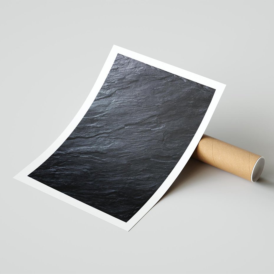 Plakat bez ramy 50x70 - Kamienne tekstury w trójwymiarze - kamień, tekstura