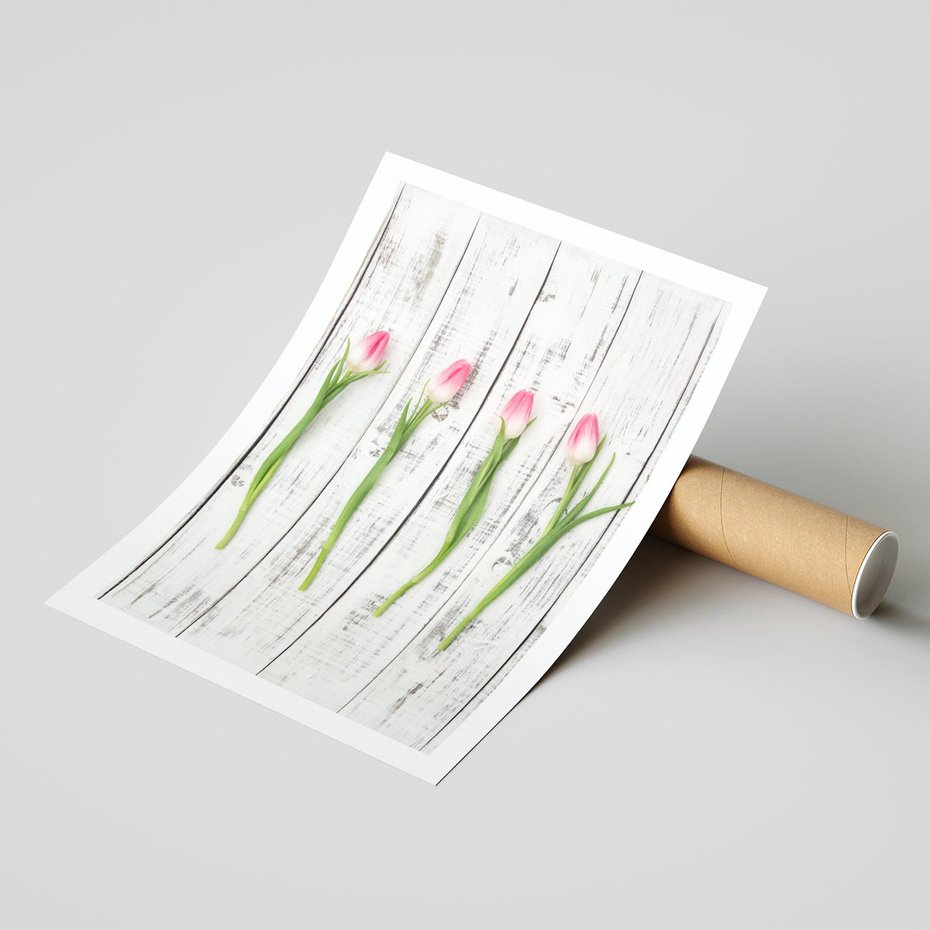 Plakat bez ramy 30x40 - Kwintesencja Piękna - kwiaty, tulipany
