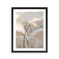 Plakat w ramie 40x50 - Nowoczesne Odbicia - akwarela, obraz - rama czarna