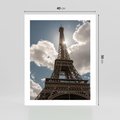 Plakat bez ramy 40x50 - Magia Wieży Eiffla - wieża, Eiffla