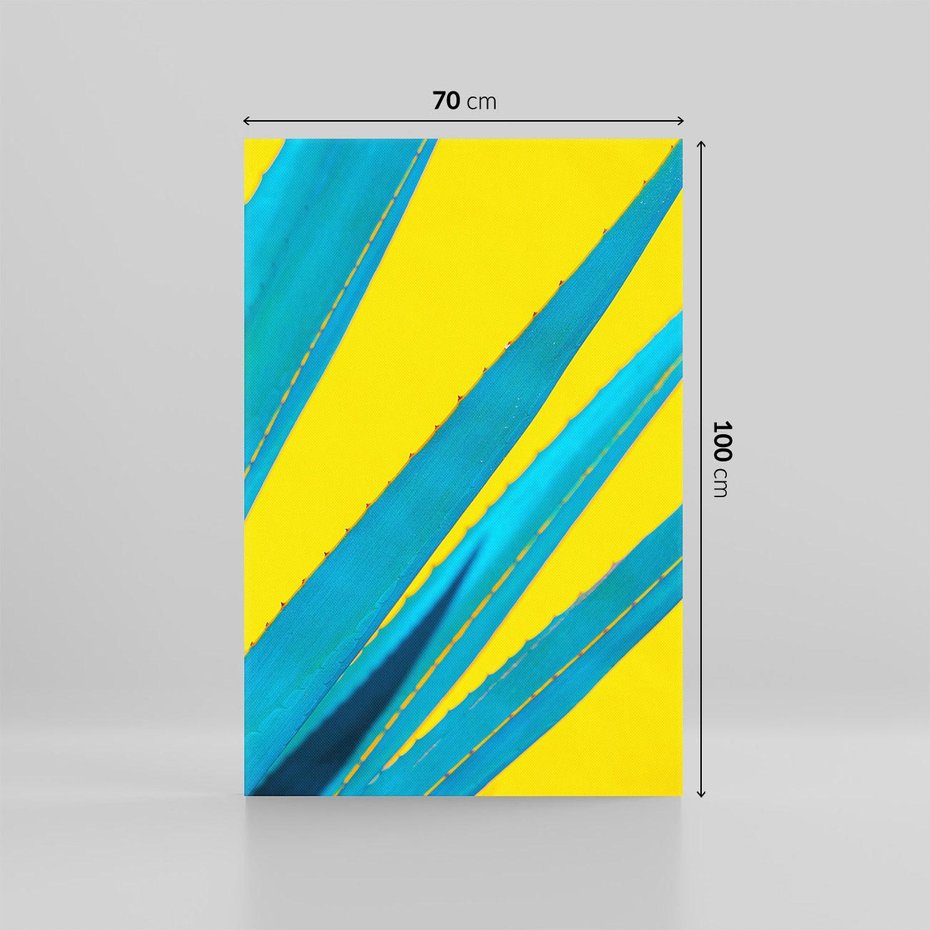 Obraz na płótnie 70x100 - Świeżość Natury - aloes, liście