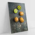 Obraz na płótnie 50x70 - : Zdrowe kąski - kiwi, owoce