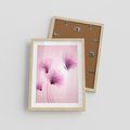 Plakat w ramie 30x40 - Akwarelowe Kwiaty w Pastelach - kwiaty, akwarelowe - rama drewno