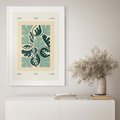 Plakat bez ramy 30x40 - Podróżne Impresje - roślinne motywy, ornamenty