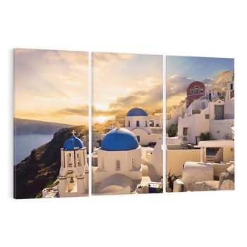 Obraz na płótnie 120x80 - Błękitna oaza w Grecji - Santorini, Grecja