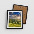 Plakat w ramie 40x50 - Pejzaż w perspektywie - pejzaż, perspektywa - rama czarna