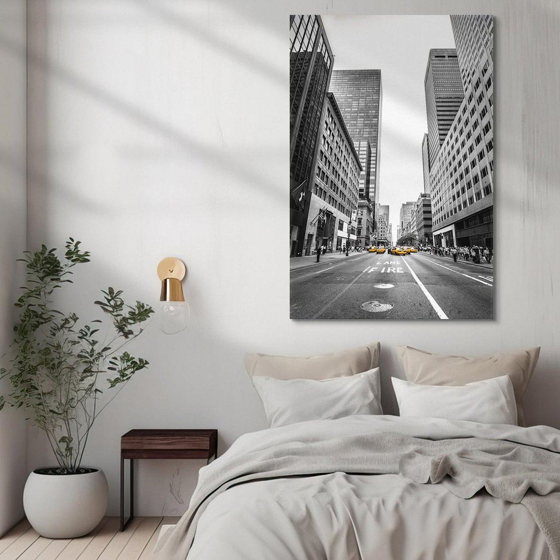 Obraz na płótnie 50x70 - Ulica Nowego Jorku - ulica, Nowy Jork