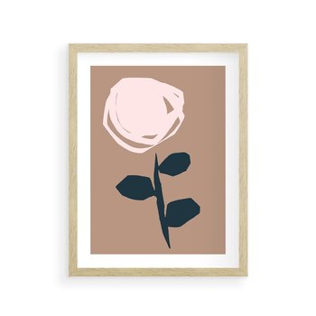 Plakat w ramie 30x40 - Niewytłumaczalne - abstrakcyjny obraz, plakat - rama drewno