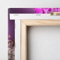 Obraz na płótnie 80x80 - Kwiatowy Relaks - orchidea, kwiat