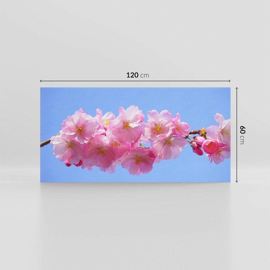 Obraz na płótnie 120x60 - Kwiatowy taniec kolorów - kwiat, kwiaty