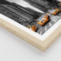 Plakat w ramie 50x70 - Wibracje Nowego Jorku - miasto, Nowy Jork - rama drewno