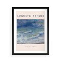 Plakat w ramie 50x70 - Auguste Renoir: Plakat z Pięknem Morza - auguste renoir, reprodukcja - rama czarna