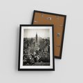 Plakat w ramie 30x40 - Dusza wielkiego miasta - Manhattan, Nowy Jork - rama czarna