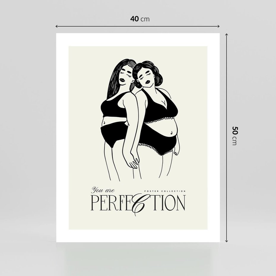 Plakat bez ramy 40x50 - Siła i Wspólnota - nowoczesna sztuka kobieca, plakat