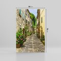 Obraz na płótnie 50x70 - Spacer po Złotej Alei - uliczka, perspektywa