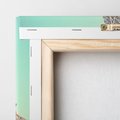 Obraz na płótnie 30x30 - Wieża Eiffla w czarno-białej odsłonie - Eiffla, Paryż